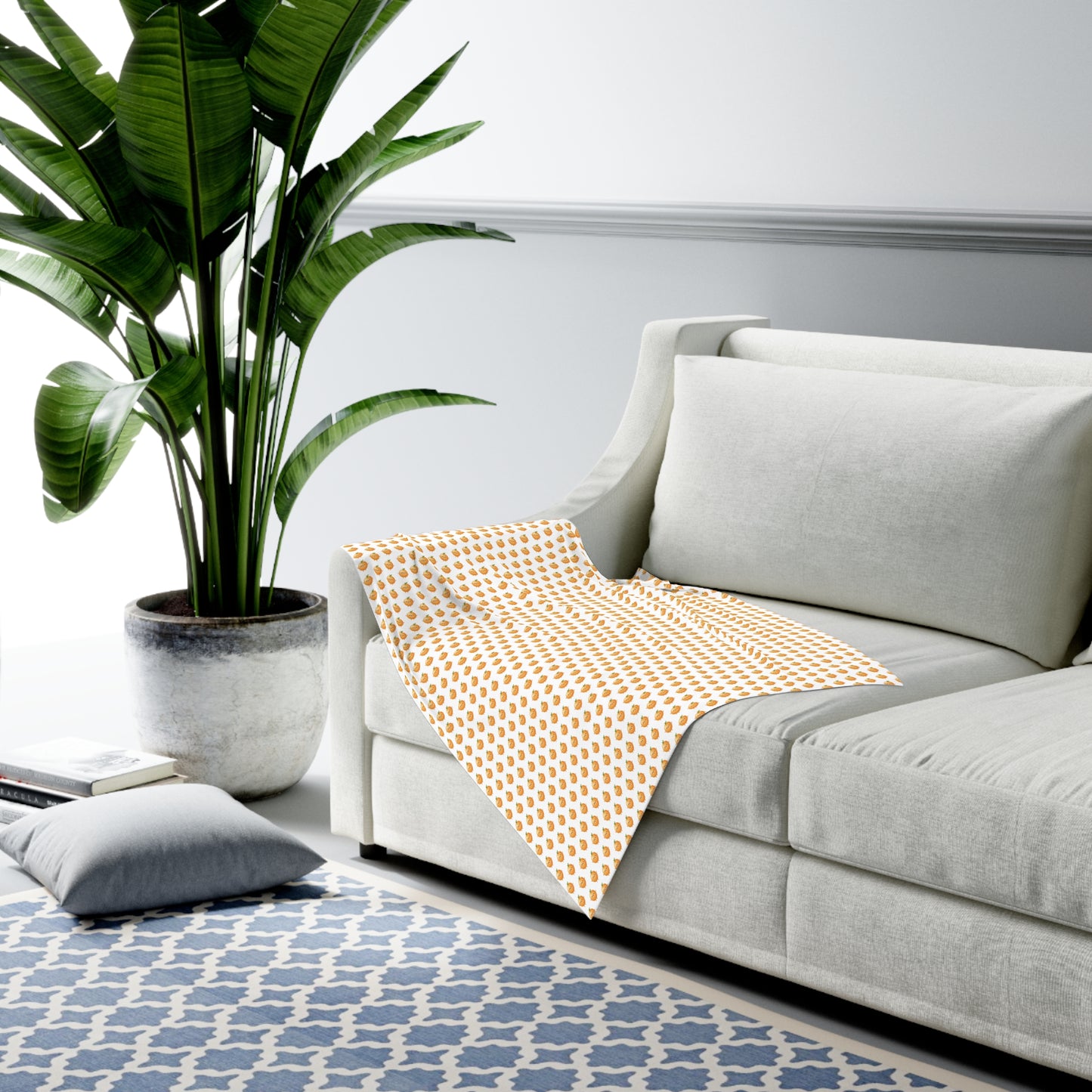 Fresh Squeezed Pattern Fleece blanket